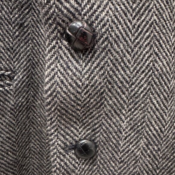 Vintage Gentry The Trimmer Fit 100% Wool 2 Button Suit Blazer Coat S 44 29 x20” - Picture 8 of 10